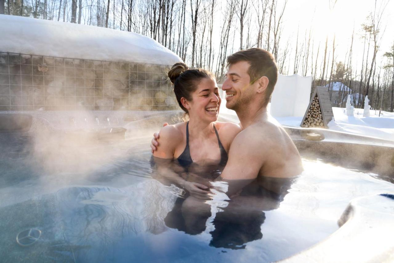 Le Camp Cache Shefford Bed & Breakfast Bagian luar foto